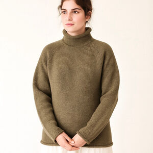 J. Crew Olive Turtleneck Sweater
